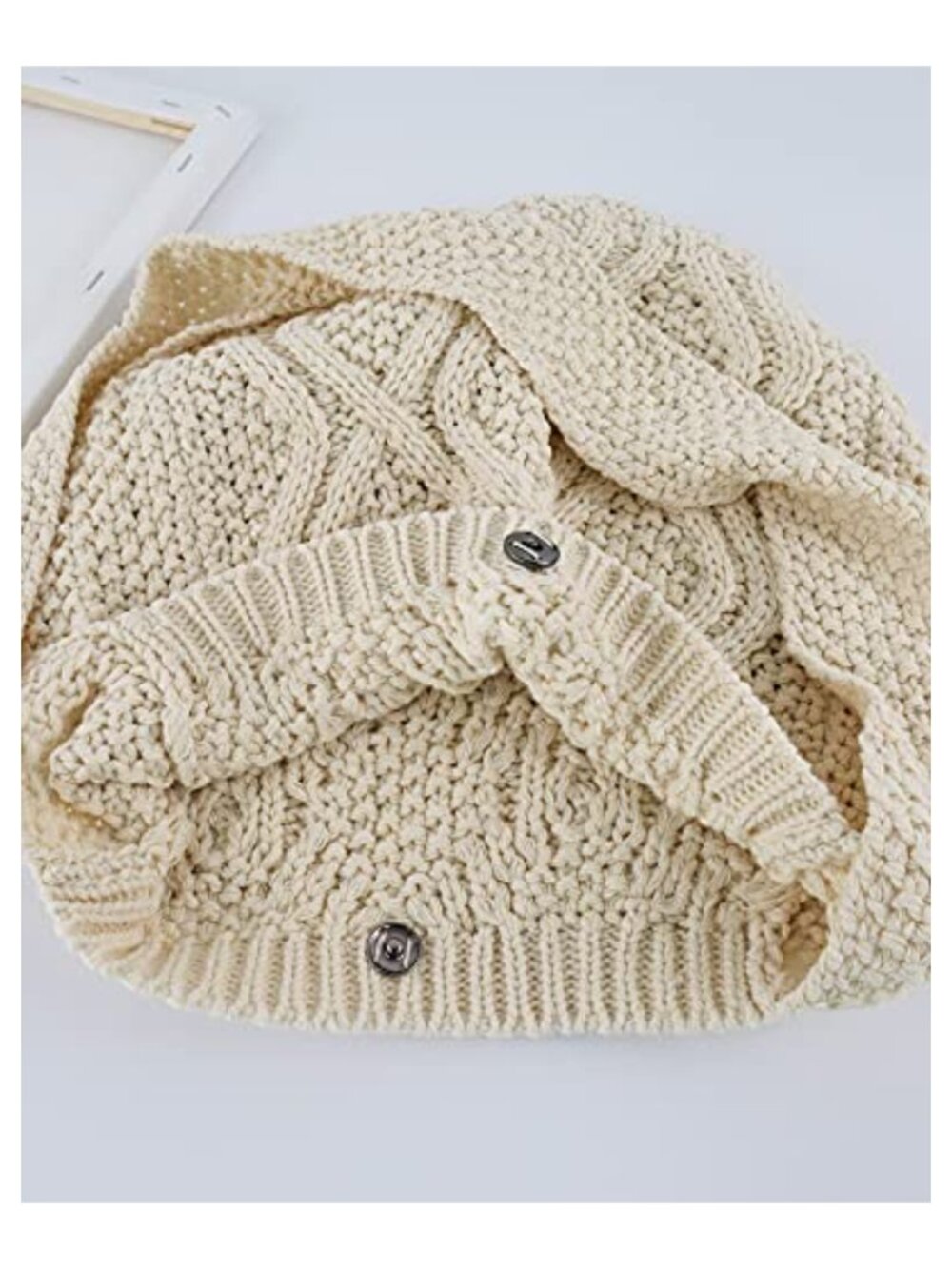 Durable Machine Washable Cotton Yarn Crochet No-Shed Shoulder Tote Eco-Friendly - Picture 5 of 6